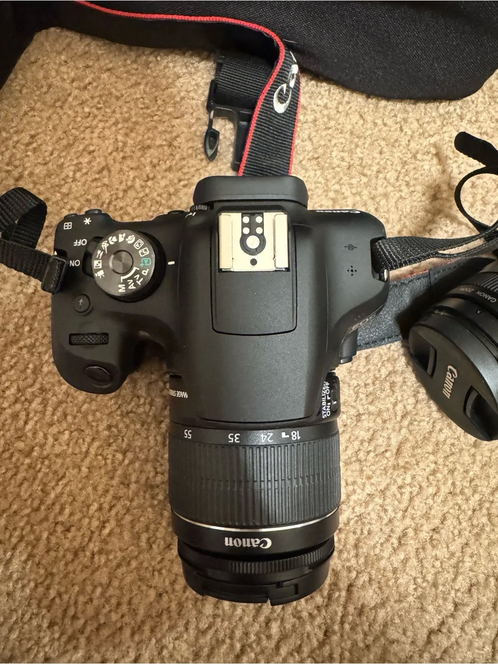 Canon EOS Rebel T7 DSLR Camera - Black